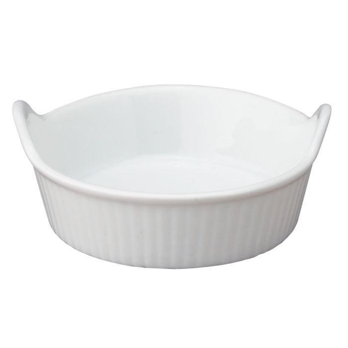 RAMEKIN MINI-EARED PORCELAIN 2-3/4" 1 OZ