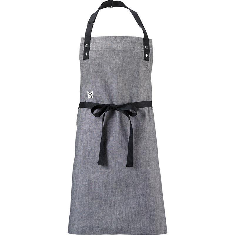 ODIN BIB APRON LIGHT GRAY MERCER METRO EDGE