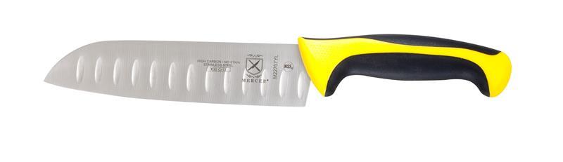 SANTOKU KNIFE 7" GRANTON EDGE YELLOW-