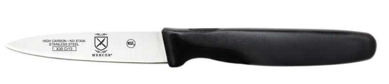 PARING KNIFE SLIM 3" BLACK-