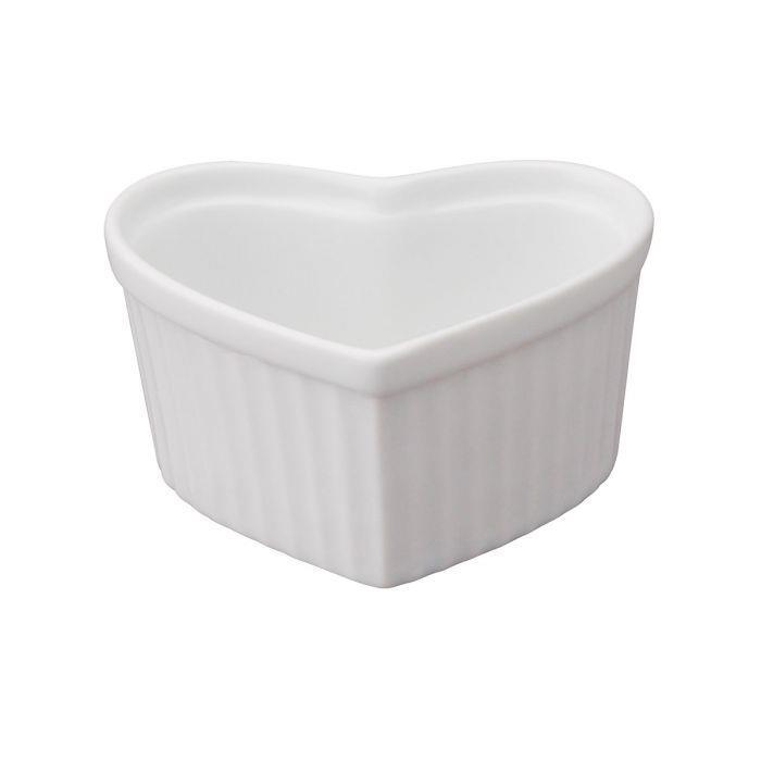 HEART SOUFFLE PORCELAIN 5 OZ 3.75"