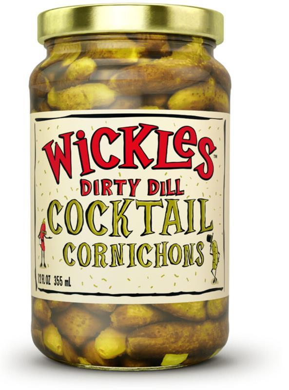 CORNICHONS DIRTY DILL WICKLES 12 FL OZ