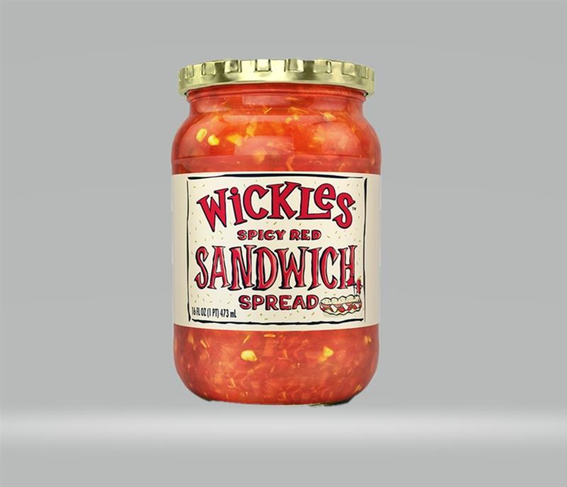 SPICY RED SANDWICH SPREAD WICKLES 16 FL OZ