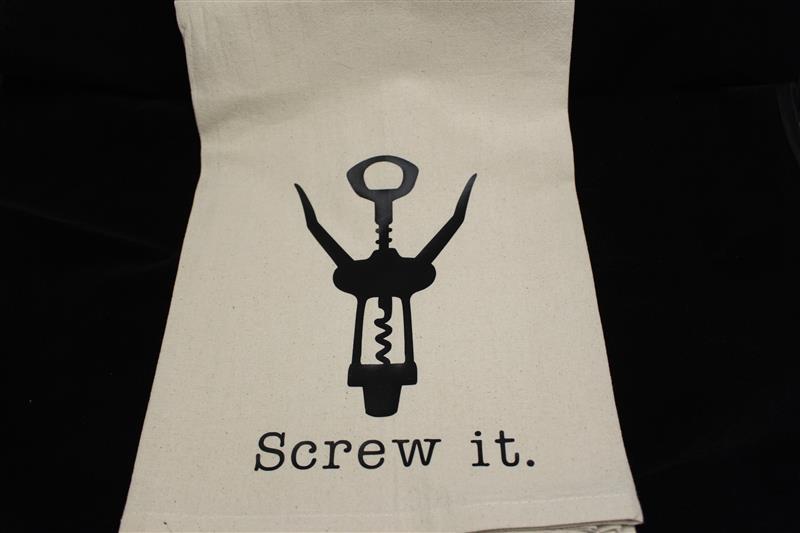 SCREW IT TEA TOWEL