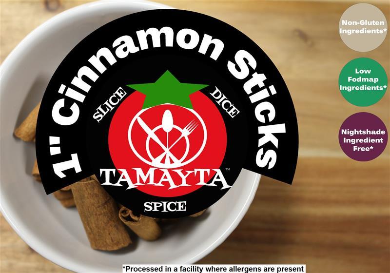 CINNAMON STICKS 1" 1/2 CUP (NET WT 1.25 OZ)-