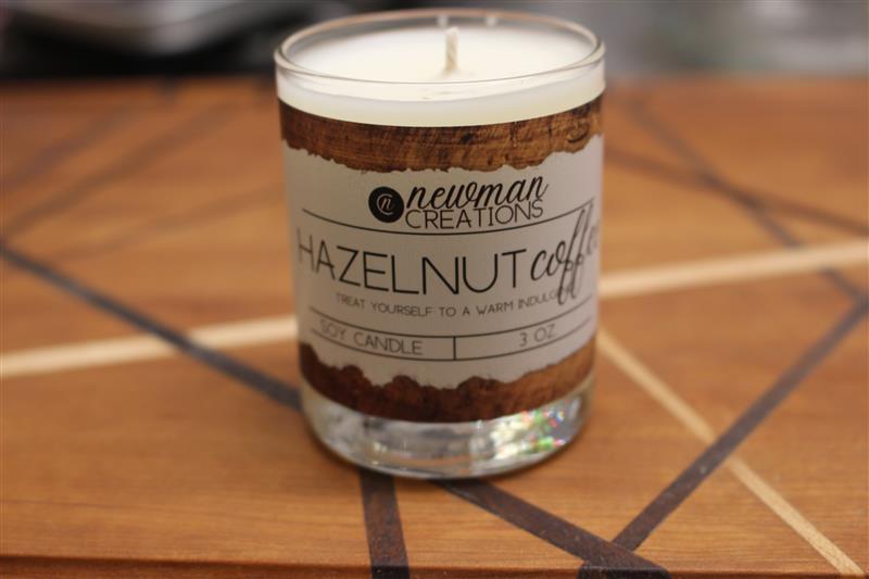 HAZELNUT COFFEE  3 OZ CANDLE