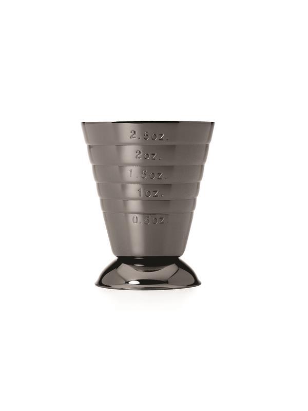 BAR MEASURING CUP 2.5 OZ GUN METAL BLACK