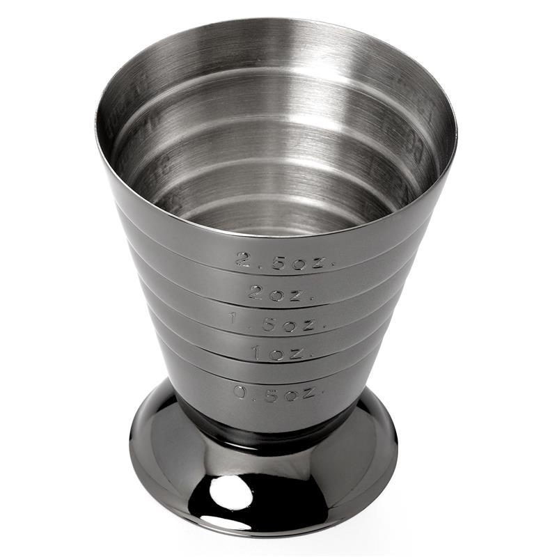 BAR MEASURING CUP 2.5 OZ GUN METAL BLACK