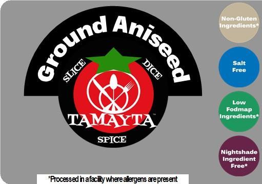 ANISEED GROUND 1/2 CUP (NET WT 1.5 OZ)