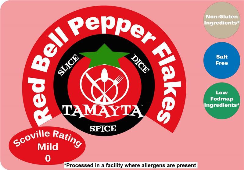 BELL PEPPER FLAKES RED 1/2 CUP (NET WT 1.5 OZ)