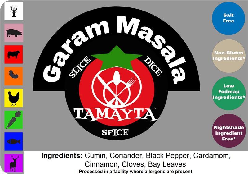 GARAM MASALA 1/2 CUP (NET WT 2 OZ)-