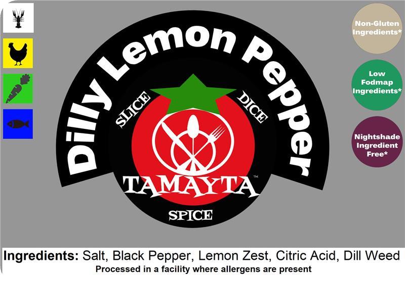 DILLY LEMON PEPPER 1/2 CUP (NET WT 2 OZ)-