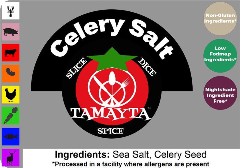 CELERY SALT 1/2 CUP (NET WT 3 OZ)-