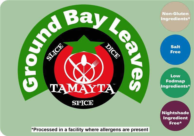 BAY LEAF GROUND 1/2 CUP (NET WT 1.75 OZ)-