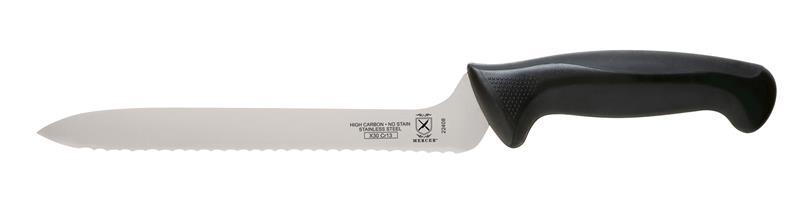 BREAD KNIFE 8" MERCER MILENNIA OFFSET BLACK