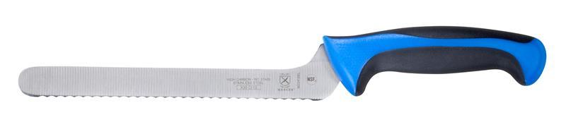 BREAD KNIFE 8" OFFSET MILLENNIA BLUE