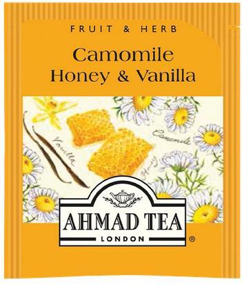CAMOMILE, HONEY, VANILLA TEA 20 BAGS AHMAD TEA