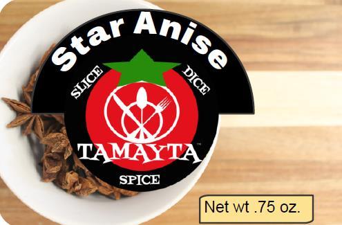 STAR ANISE WHOLE 1/2 CUP (NET WT .75OZ)
