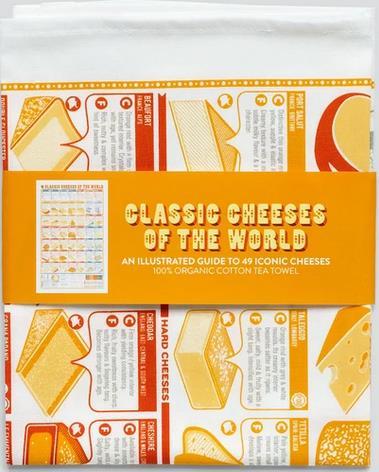 CLASSIC CHEESES OF THE WORLD TEA TOWEL