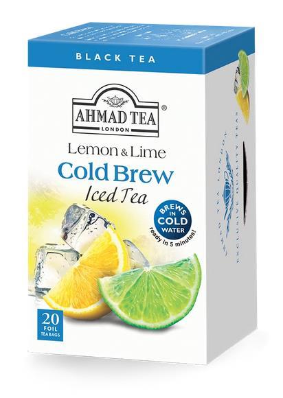 LEMON & LIME COLD BREW TEA 20 BAGS AHMAD TEA