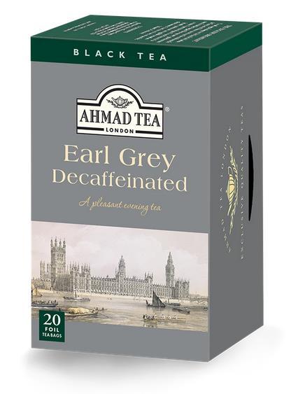 EARL GREY DECAF 20 BAGS AHMAD TEA