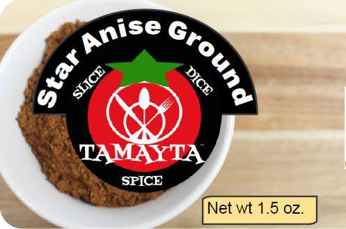STAR ANISE GROUND 1/2 CUP (NET WT 1.5 OZ)