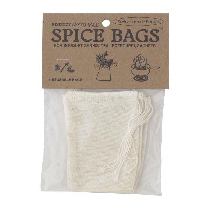 NATURAL SPICE BAGS 4 PIECE 4" X 3"