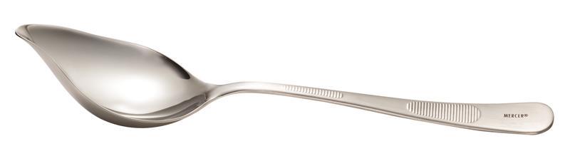 SAUCIER SPOON WITH SPOUT 18-8 STAINLESS STEEL