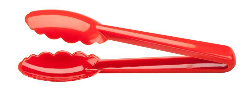 UTILITY TONGS HIGH HEAT 9.5" RED