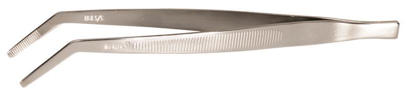 CURVED TIP TONGS 6-1/8" PRECISION