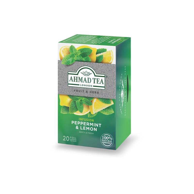 PEPPERMINT LEMON TEA 20 BAGS AHMAD TEA