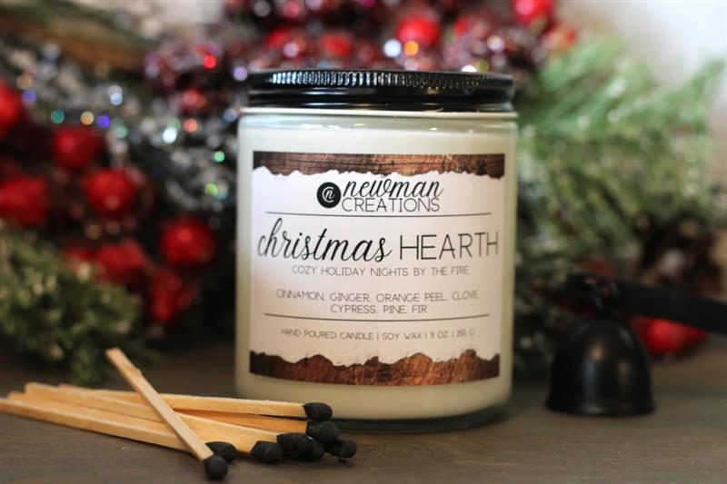 CHRISTMAS HEARTH WINTER CANDLE
