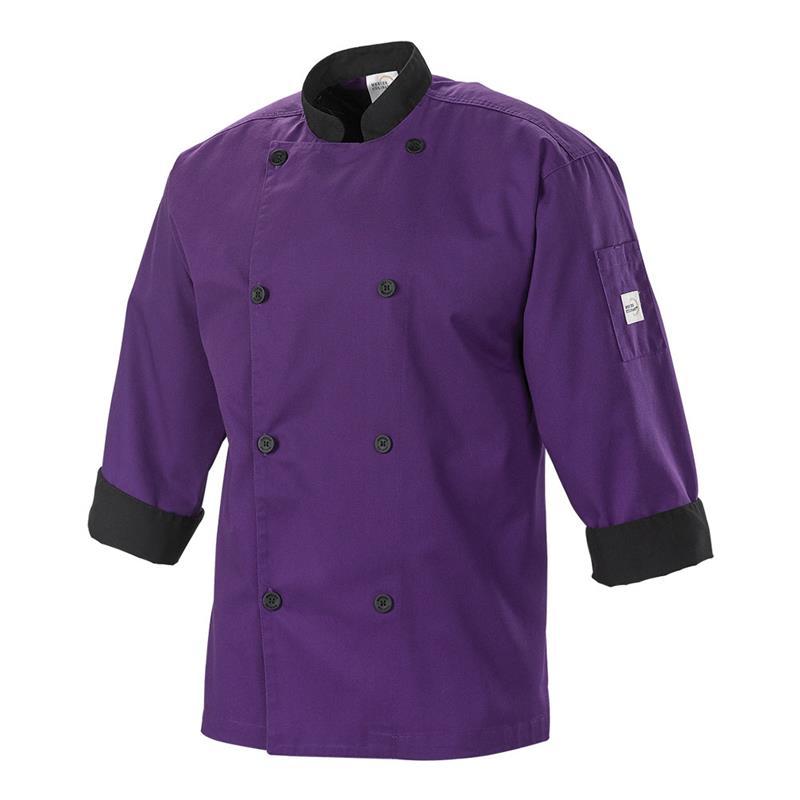 COOK JACKET PURPLE WITH BLACK ACCENTS 1X