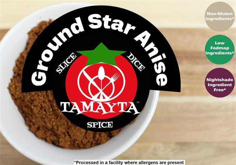STAR ANISE GROUND 1/2 CUP (NET WT 1.5 OZ)